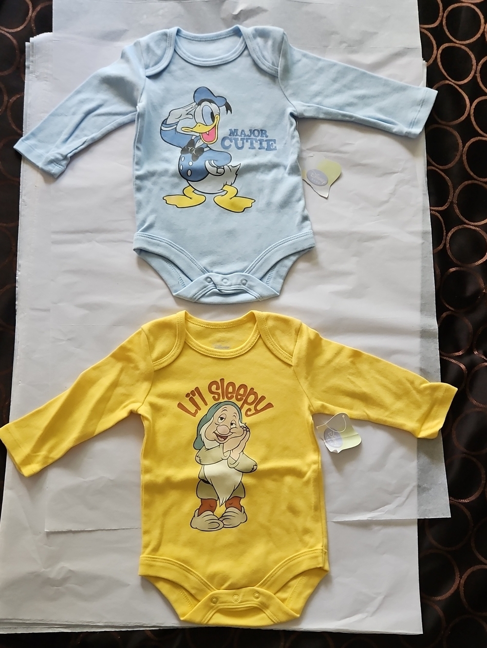 Disney Baby Donald Duck Blue One-Piece & Disney Dwarf Yellow One-Piece
